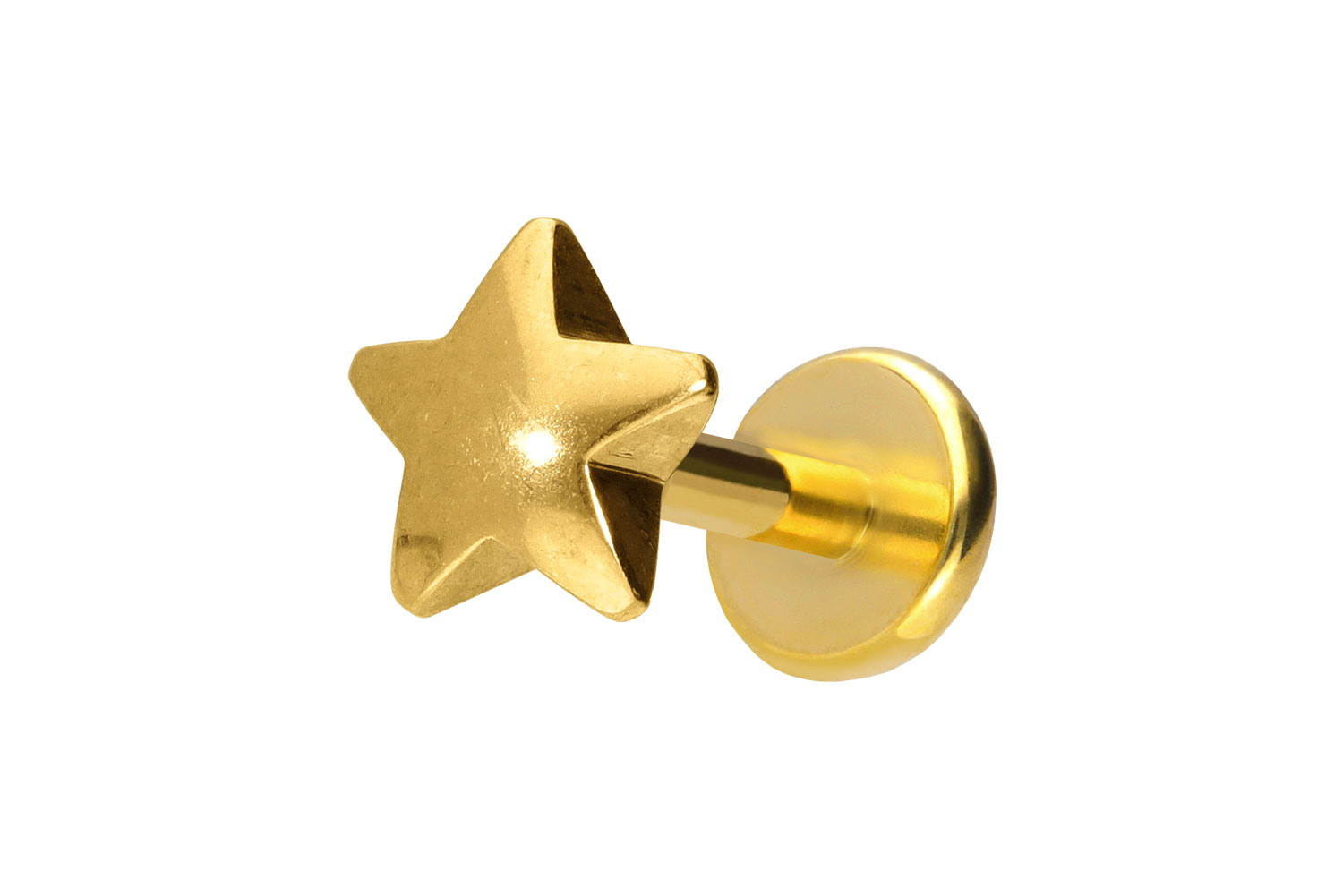 Titan Labret mit Push Fit STERN